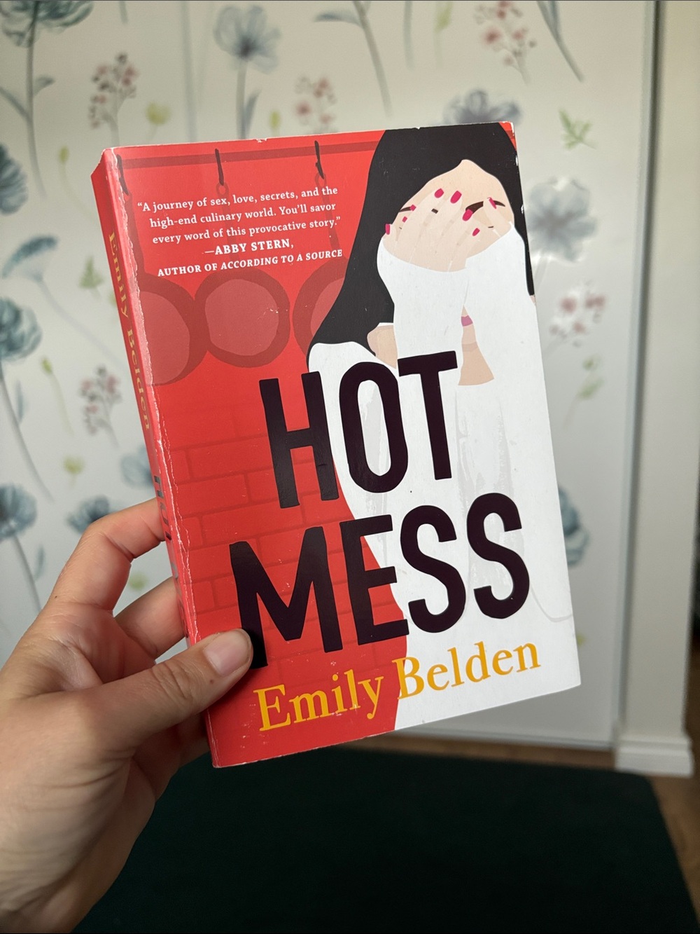 Hot Mess by Emily Belden - Red & White Paperback